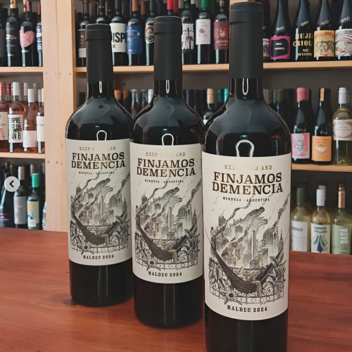 Vino Finjamos Demencia Malbec 750 Ml