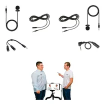 Comprar Kit De Micrófonos Lavalier Para Celular iPhone Android