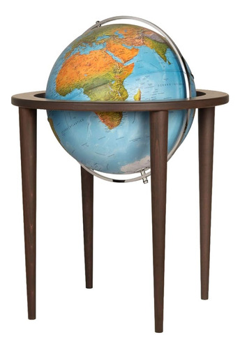 Waypoint Geographic Normandía Globe, 16 Decorativos Pie Pie 