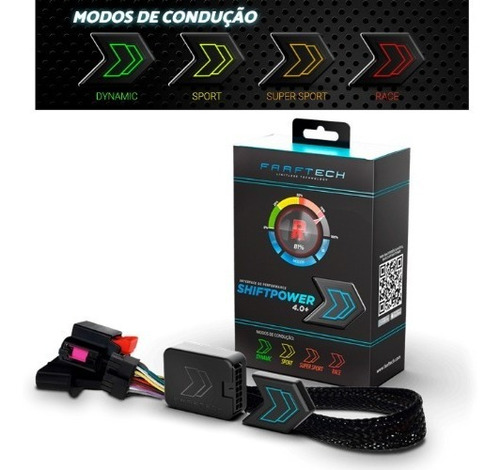 Imagem 1 de 5 de Shiftpower 4.0+ Chip Acelerador Plug Play Bluetooth