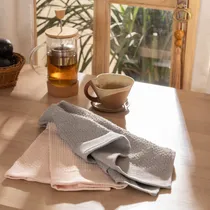 Comprar Set De Repasadores De Cocina Algodón Con Guarda Pespunte