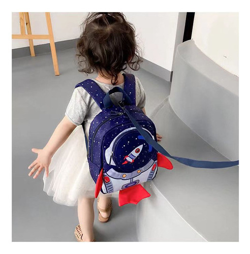 Mochila Infantil Rh-mochi Com Guia De Segurança 3d Com Desen