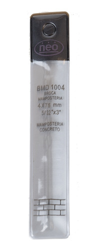 Broca Concreto 4 X 75mm Bmd 1004