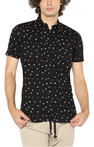 Camisa Manga Corta Rewind Para Hombre  