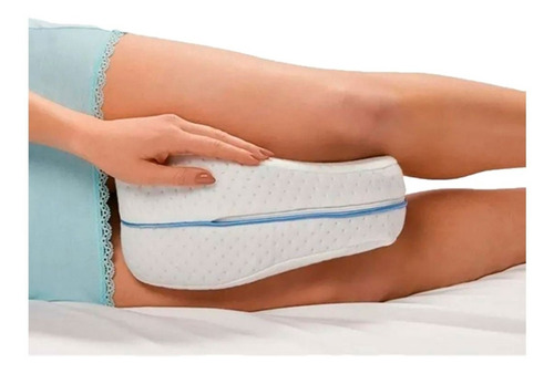 Imagen 6 de 8 de Almohada Ortopédica Entre Piernas Espuma Viscoelástica Cojín