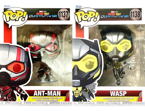 Funko Pop Ant-man #1137 Y Wasp #1138 Ant-man Quantumania