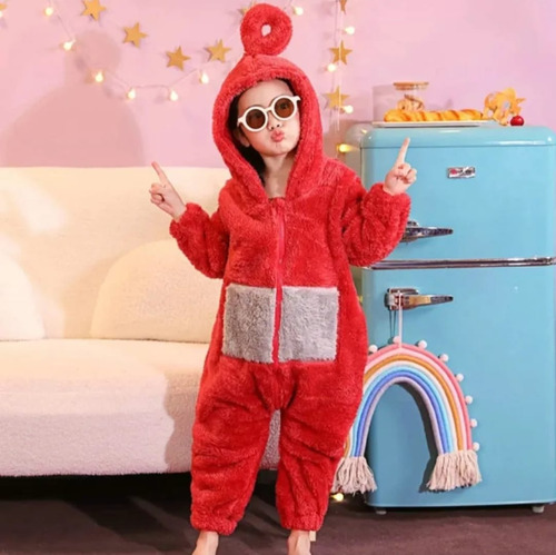 Pijama Mameluco Teletub Kigurumi Niños Disfraz Niñas