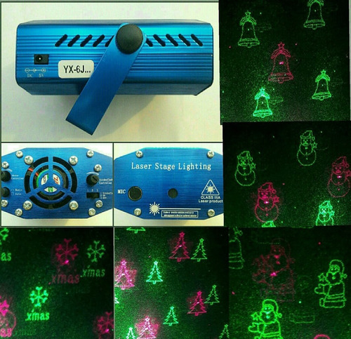 Laser Figuras Luces Led Hogar Navidad Lamparas Led Proyector