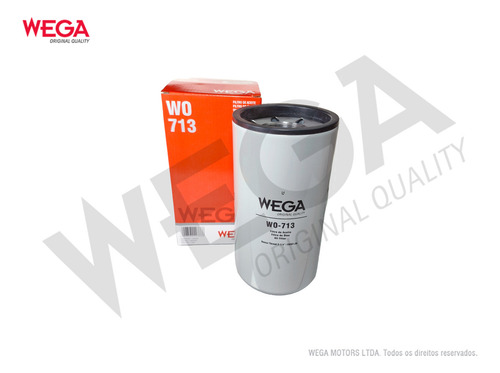 Filtro Oleo Wega Wo713 Para Agco Série 6000 6195 Trator --