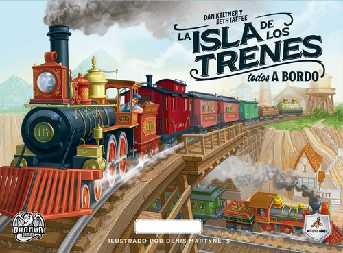 La Isla De Los Trenes: Todos A Bordo Juego De Mesa En Españo