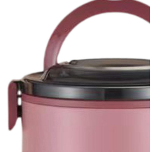 Fiambrera Para Adultos, Contenedor De Almuerzo Rojo 2 Capas