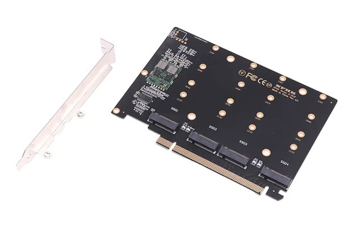 Adaptador Pci X16 De  4 Ssd M.2 Nvme Mkey 32gbps