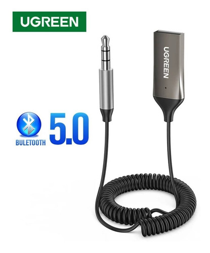 Receptor Audio Bluetooth 5.0 Usb A Jack 3.5mm Auto / Ugreen