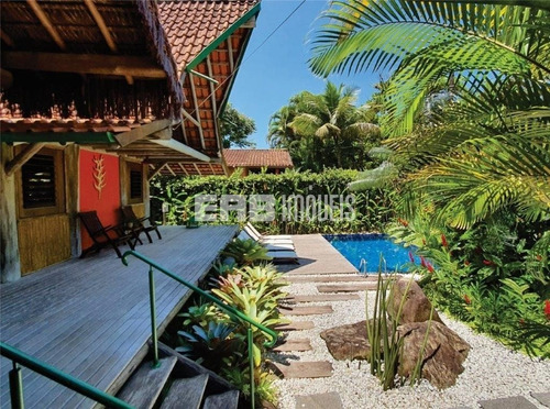 Imagem 2 de 30 de Charmosa Casa De Praia, Com Piscina, 4 Suítes Com Ar, A Apenas 90m Das Areias De Itamambuca - Rv13 - 32982502