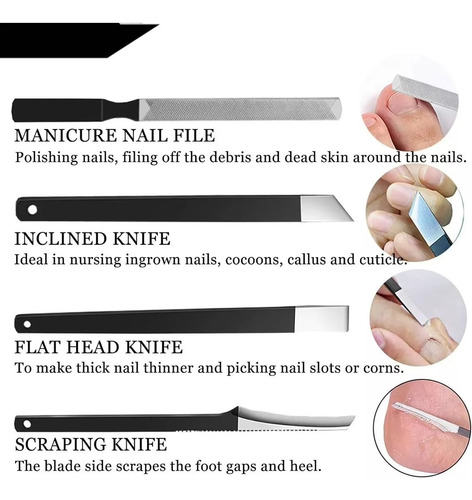 Kits Profesionales Para Cortar Uñas Y Enterradas Uñas