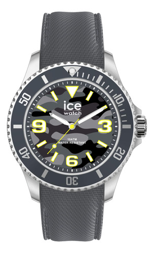 Ice-watch Reloj De Cuarzo Con Esfera De Camuflaje Gris Para 