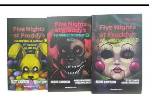 Trilogia Five Nights At  Freddy 1,2,3.