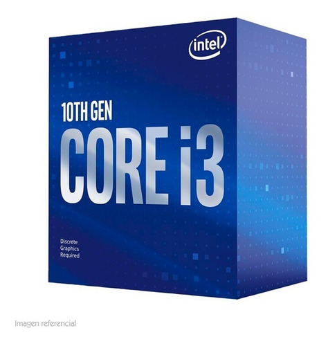 Procesador Intel Core I3-10100f, 3.60 Ghz, 6 Mb Caché L3, LG