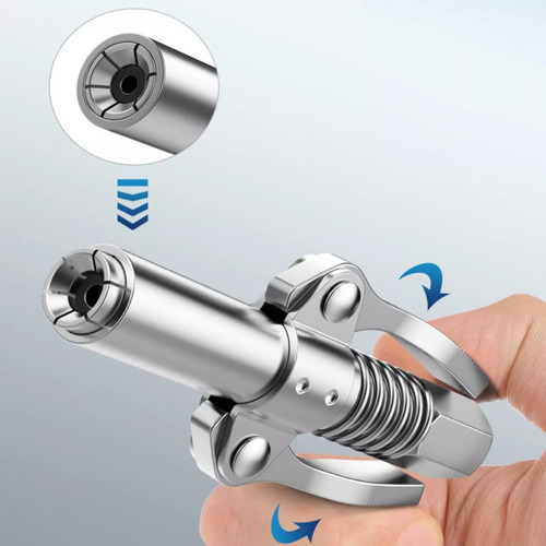 Acoplador Rapido Alemite P/ Engrase Gun Greaser Con Flexible