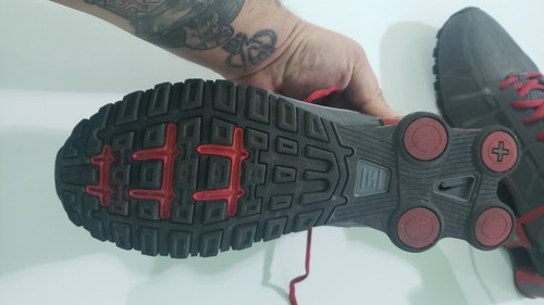 Tênis Nike Shox O'leven 44 Chumbo/vermelho
