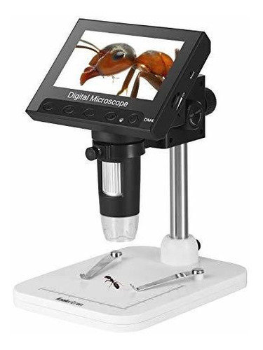 Koolertron - Microscopio Digital Usb Lcd De 4,3 Pulgadas 72