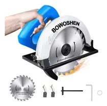 Comprar Sierra Circular Eléctrica Professional Para Cortar Madera 1500W BOWOSHEN Sierra Para Madera Cortador De Madera Con Disco De Corte Y Motor Portátil Para Carpintería