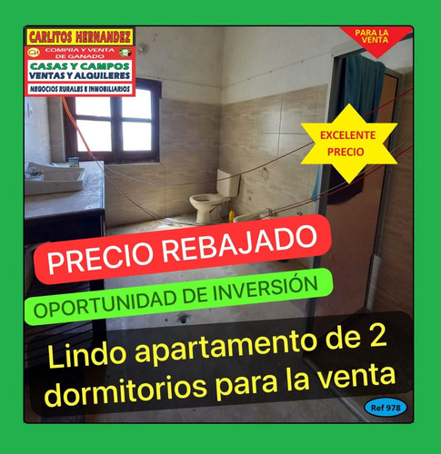 Ref 978) V - **  Oportunidad Lindo Apartamento De 2 Dormitorios  Para La Venta Con Posibilidades De Entregar Una Parte Del Precio Y El Saldo Hacerlo En Cuotas  En San José