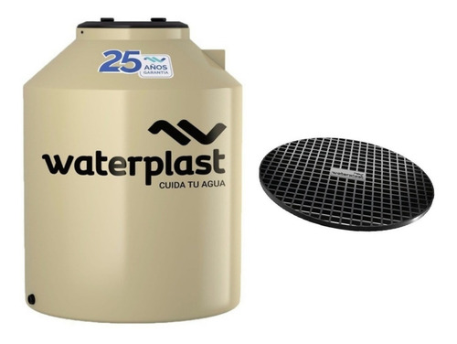 Tanque De Agua Tricapa Waterplast 850lts + Base De Plástico