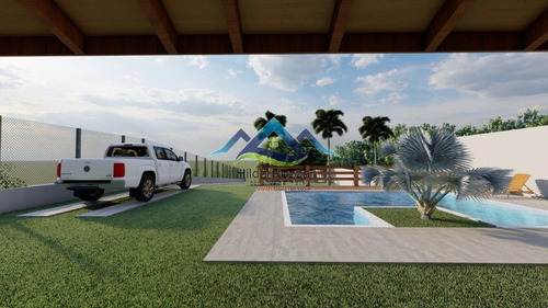 Imagem 4 de 10 de Chacara Em Condominio 4 Dorm Sendo 2 Suites, Piscina E Area Gourmet! - V-1306