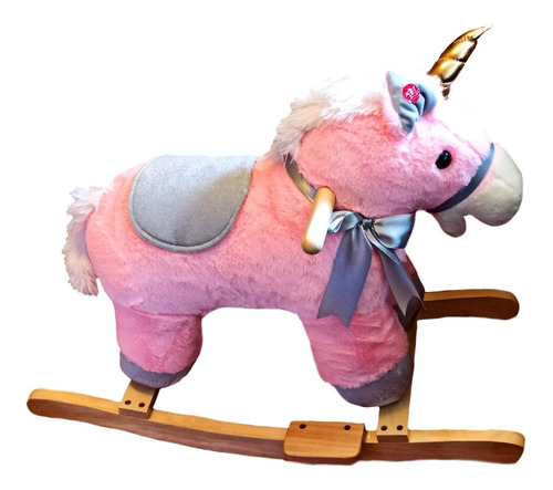 Caballito Unicornios Rosado Balancin