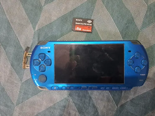 Console Sony Psp 3000 Azul Original Japonês + 8gb | MercadoLivre