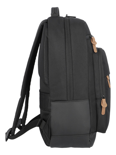 Mochila Para Notebook City Negra 17 Color Negro