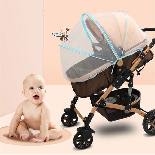 (bk) Carrinho De Bebê Mosquito Net Summer Mesh Fly For Pr