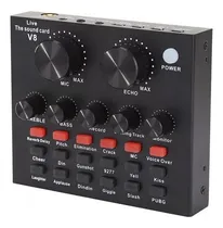 Comprar Tarjeta De Sonido V8 Con Efectos Usb