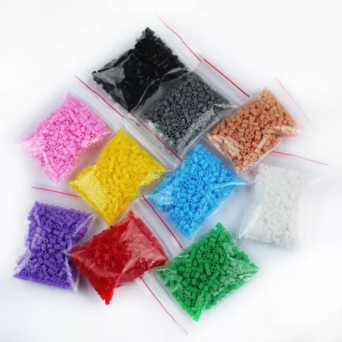 Kit Perler Beads 2,6mm 10mil Peças+ Pegboard+pinça