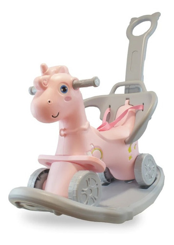 Mecedor Unicornio 3 En 1 Rosa Okbb0303