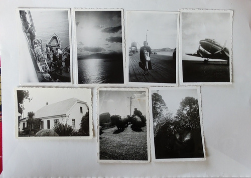 7 Fotos De Chile  Punta Arenas-bulnes Y Otros 1945(ff173