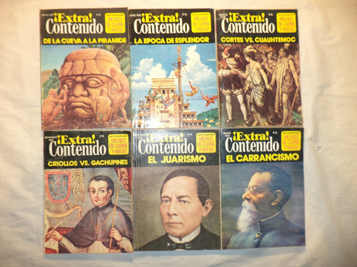 Revistas Contenido Extra. 1, 2, 4, 5, 8, 11. 1978-79