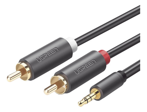 Cable Adaptador De 3.5mm Macho A 2 Rca Macho 5 M Abs Ugreen