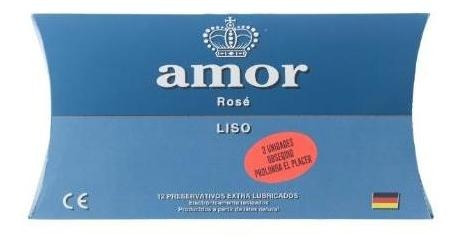 Preservativo Amor Standard Azul X12 Unidades.