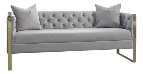 Coaster Furniture Eastbrook - Sofa Gris Con Respaldo Copetud