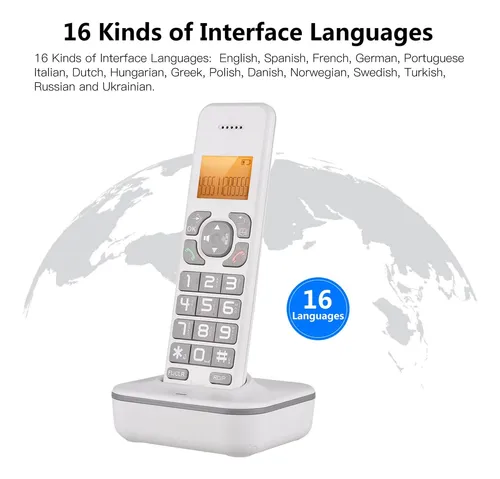 Teléfono Inalámbrico Identificador De Llamadas/en Esp...