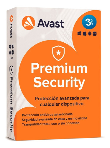 Antivirus Avast Premium Security 3 Pcs