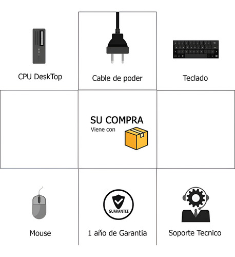 Cpu Hp Mini 400 G5 Intel Ci7 9na 16gb Ram 256gb Ssd 1tb Hdd (Reacondicionado)