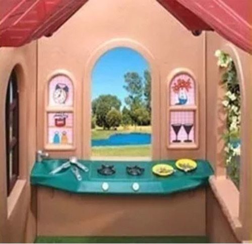 Imagen 9 de 10 de Casita Casa Del Bosque Juguete Rotoys Niños Plastico Int/ext