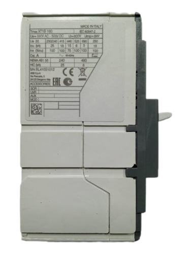 1sda066799r1 Int. Tmax Xt1b 160 Tmd 16-450 3p F F Abb