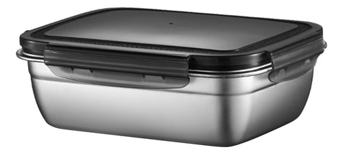 Caja Bento De Acero Inoxidable, Caja De Almacenamiento De