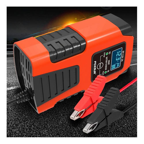 Cargador Automático Para Batería De Auto Foxsur 2amp