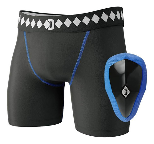 Compression Short Built-in Jock Strap & Athletic Cup Groin P