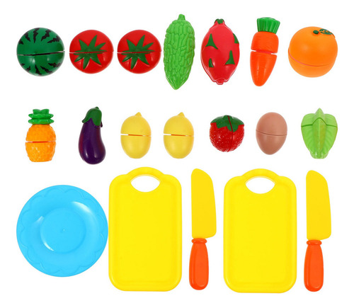 2 Conjuntos De Niño Frutas Y Verduras Juguetes De Corte De F